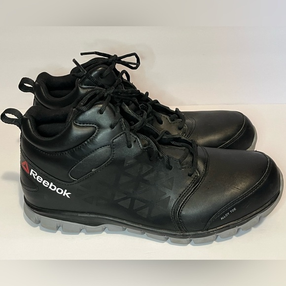 Reebok Sublite Cushion Work - RB4142 Men's Athletic Mid Cut - Black - Picture 4 of 16